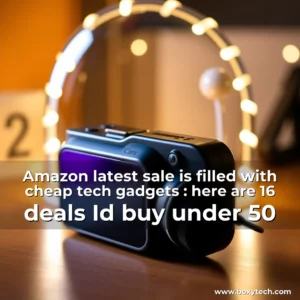 Artistic representation for Amazon latest sale is filled with cheap tech gadgets : here are 16 deals Id buy under 50