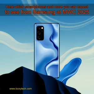 Artistic representation for Here which smartphones and more you can expect to see from Samsung at MWC 2025