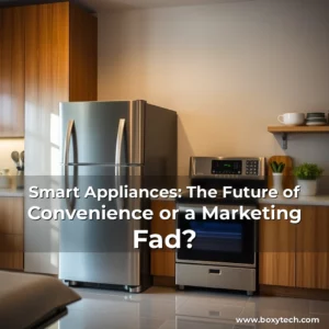 Artistic representation for Smart Appliances: The Future of Convenience or a Marketing Fad?