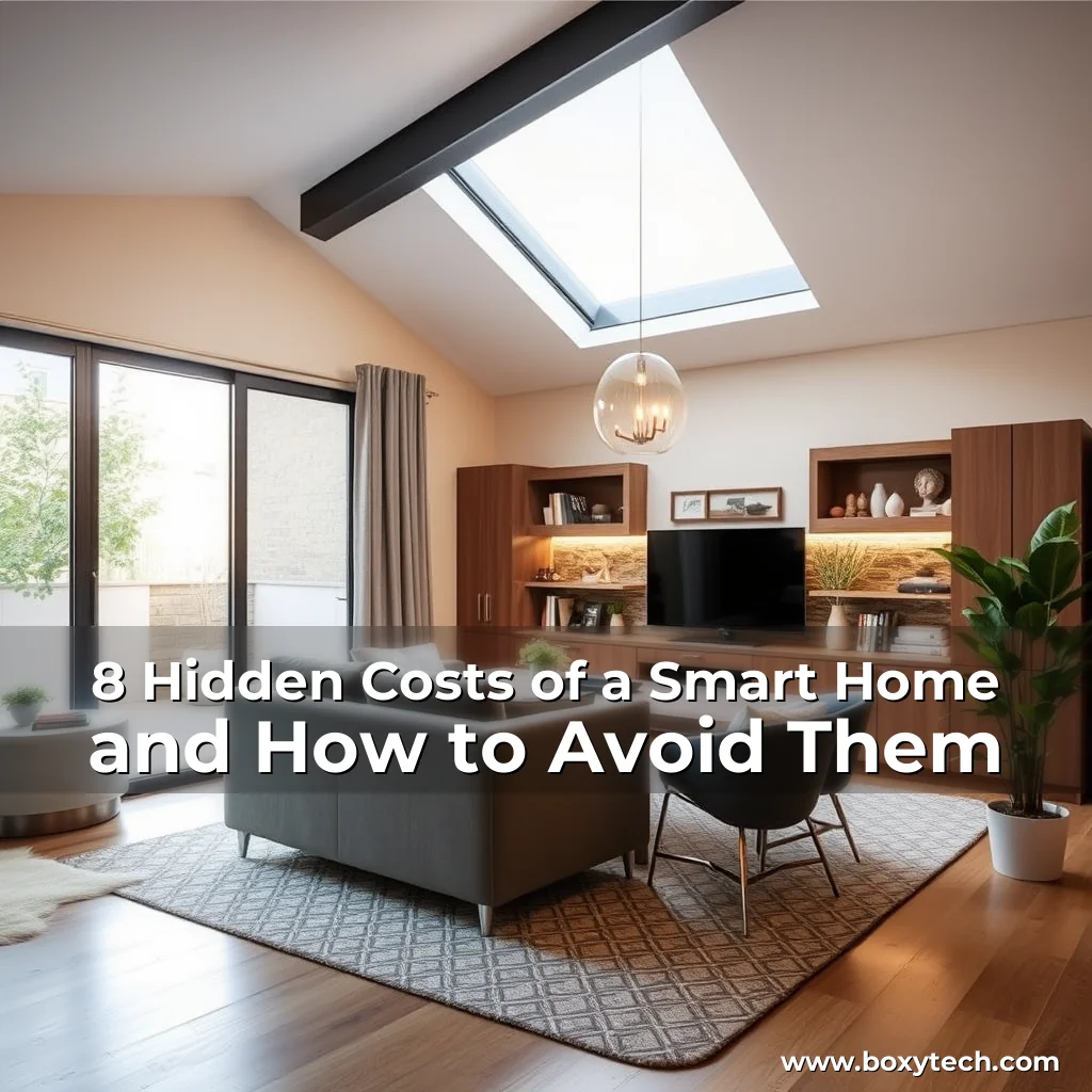 Artistic representation for 8 Hidden Costs of a Smart Home and How to Avoid Them