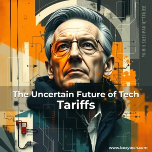 Artistic representation for The Uncertain Future of Tech Tariffs