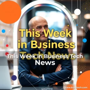 Artistic representation for This Week in Business Tech News