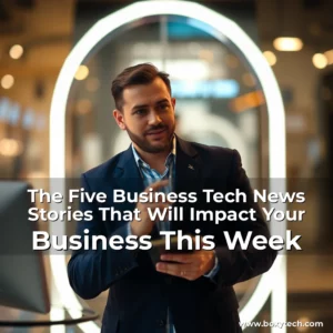 Artistic representation for The Five Business Tech News Stories That Will Impact Your Business This Week