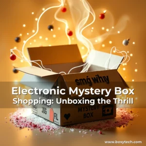 Artistic representation for Electronic Mystery Box Shopping: Unboxing the Thrill