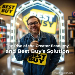 Artistic representation for The Rise of the Creator Economy and Best Buy's Solution