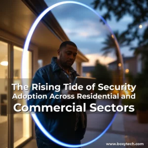 Artistic representation for The Rising Tide of Security Adoption Across Residential and Commercial Sectors