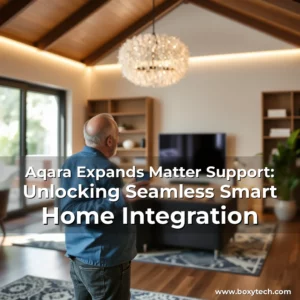 Artistic representation for Aqara Expands Matter Support: Unlocking Seamless Smart Home Integration