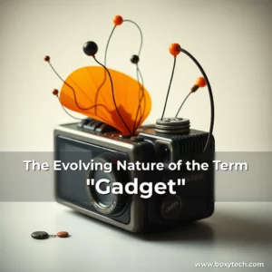 Artistic representation for The Evolving Nature of the Term "Gadget"