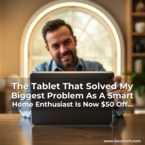 Artistic representation for The Tablet That Solved My Biggest Problem As A Smart Home Enthusiast Is Now $50 Off At Amazon! Save Big On The Latest Tech!