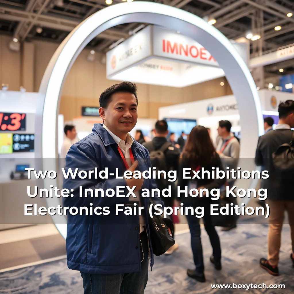 Artistic representation for Two World-Leading Exhibitions Unite: InnoEX and Hong Kong Electronics Fair (Spring Edition)