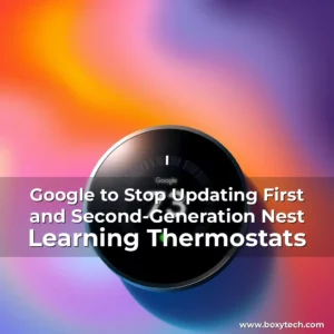 Artistic representation for Google to Stop Updating First and Second-Generation Nest Learning Thermostats