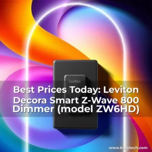 Artistic representation for Best Prices Today: Leviton Decora Smart Z-Wave 800 Dimmer (model ZW6HD)