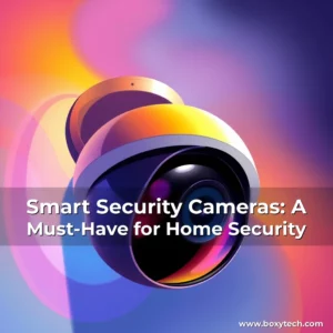 Artistic representation for Smart Security Cameras: A Must-Have for Home Security