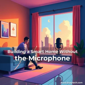 Artistic representation for Building a Smart Home Without the Microphone