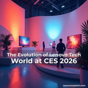Artistic representation for The Evolution of Lenovo Tech World at CES 2026