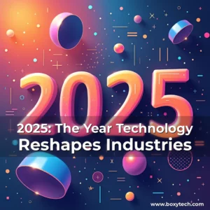 Artistic representation for 2025: The Year Technology Reshapes Industries