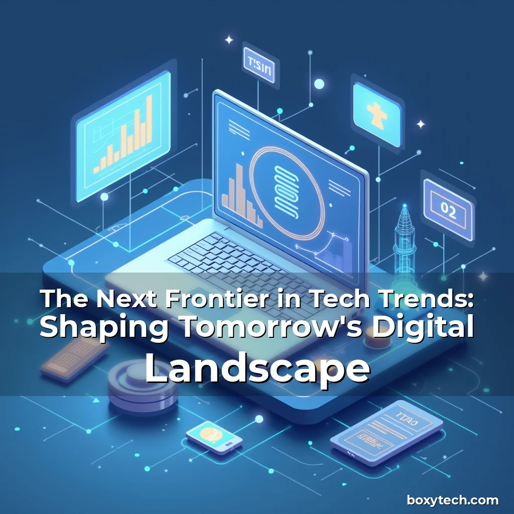 Artistic representation for The Next Frontier in Tech Trends: Shaping Tomorrow's Digital Landscape