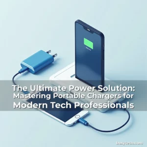 Artistic representation for The Ultimate Power Solution: Mastering Portable Chargers for Modern Tech Professionals