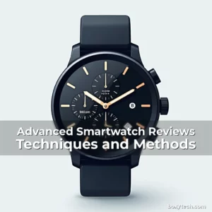 Artistic representation for Advanced Smartwatch Reviews Techniques and Methods