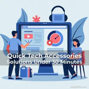 Artistic representation for Quick Tech Accessories Solutions Under 30 Minutes