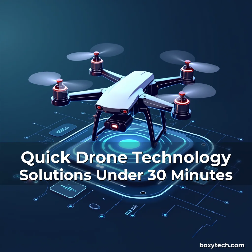 Artistic representation for Quick Drone Technology Solutions Under 30 Minutes