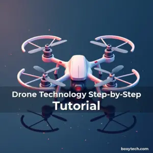 Artistic representation for Drone Technology Step-by-Step Tutorial