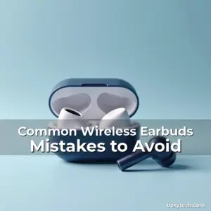 Artistic representation for Common Wireless Earbuds Mistakes to Avoid