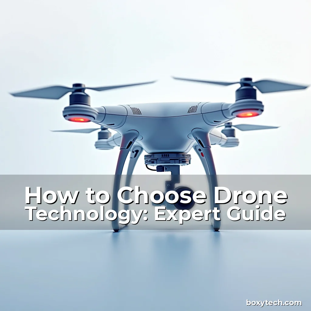Artistic representation for How to Choose Drone Technology: Expert Guide