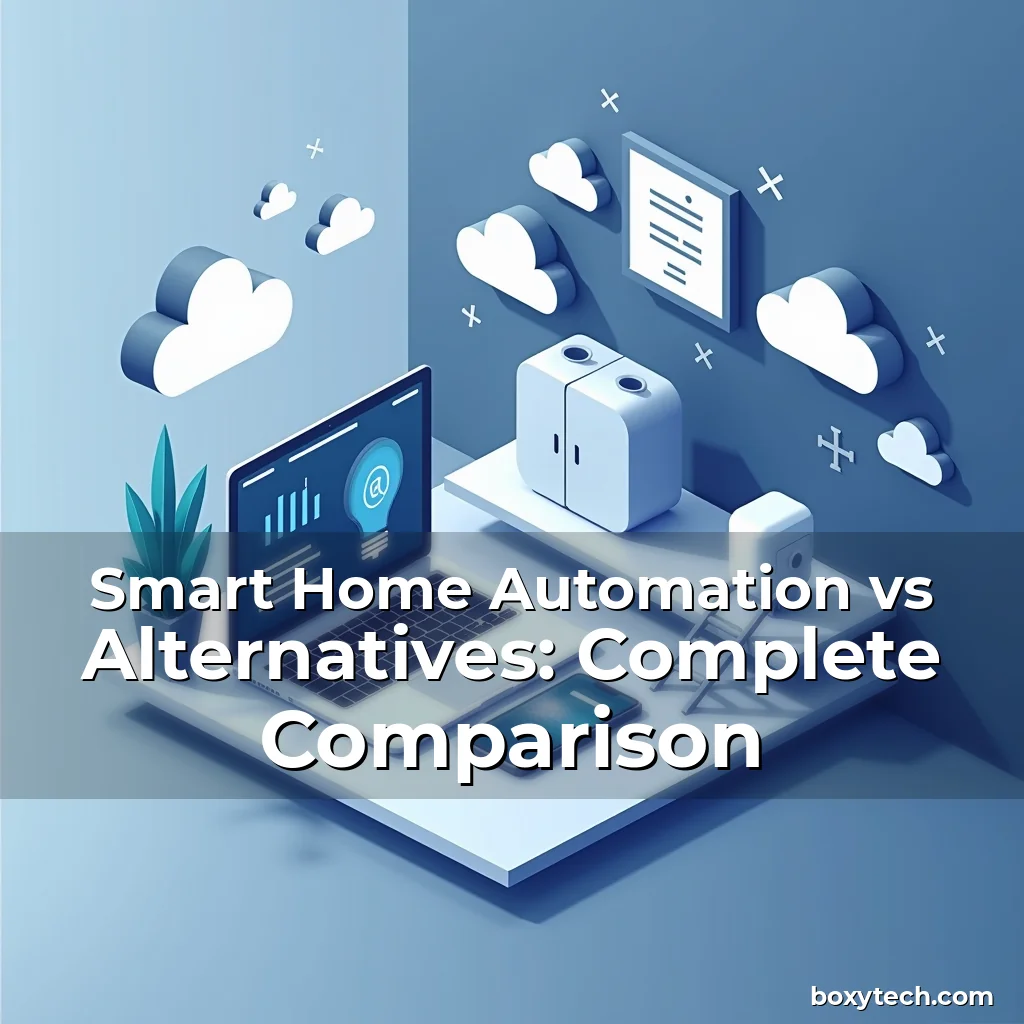 Artistic representation for Smart Home Automation vs Alternatives: Complete Comparison