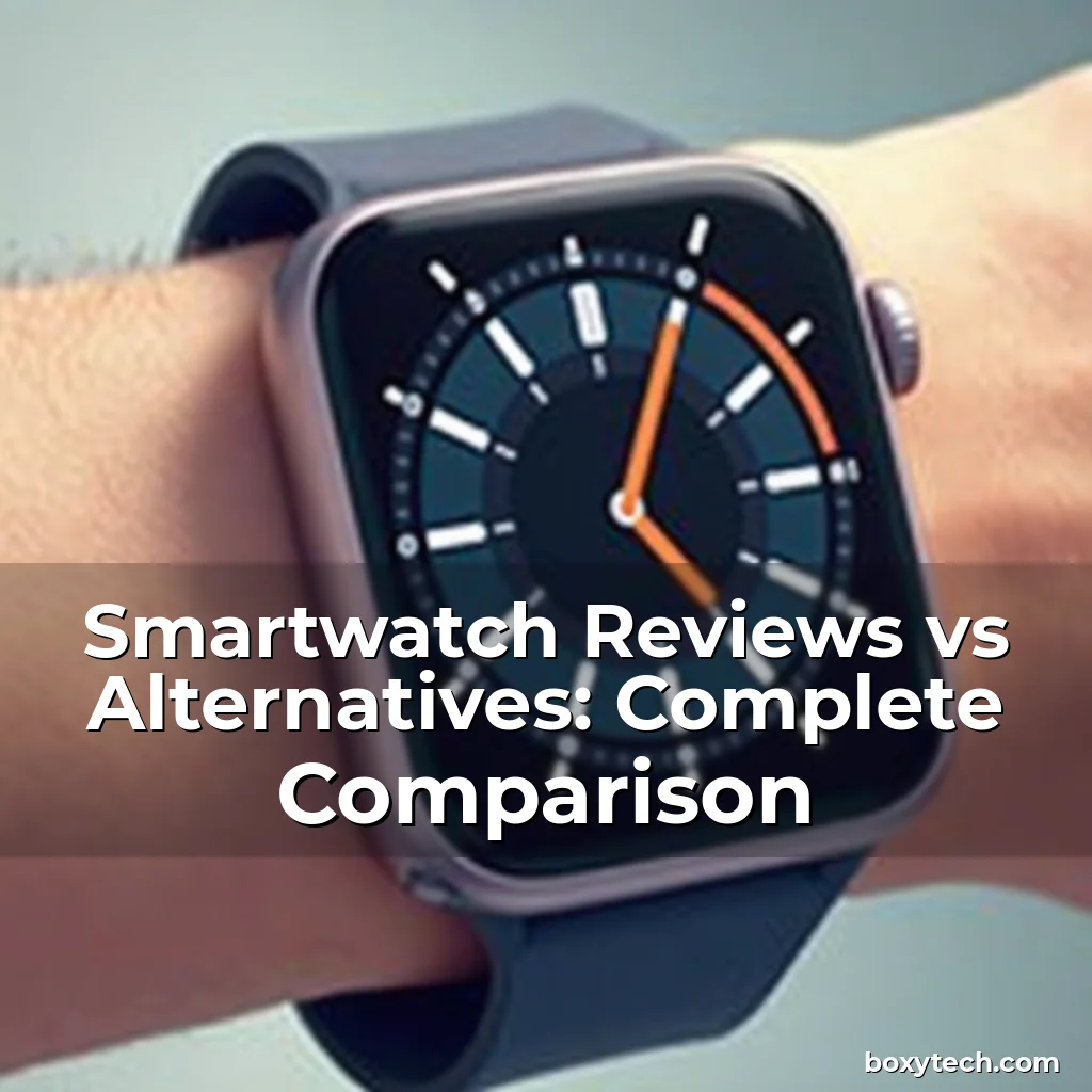 Artistic representation for Smartwatch Reviews vs Alternatives: Complete Comparison
