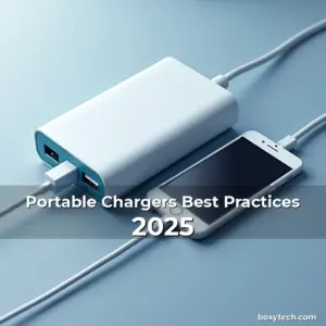 Artistic representation for Portable Chargers Best Practices 2025