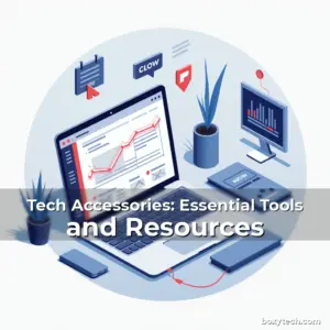 Artistic representation for Tech Accessories: Essential Tools and Resources