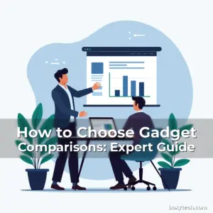 Artistic representation for How to Choose Gadget Comparisons: Expert Guide