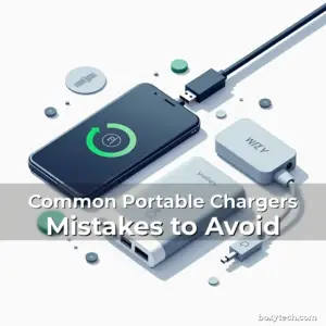 Artistic representation for Common Portable Chargers Mistakes to Avoid