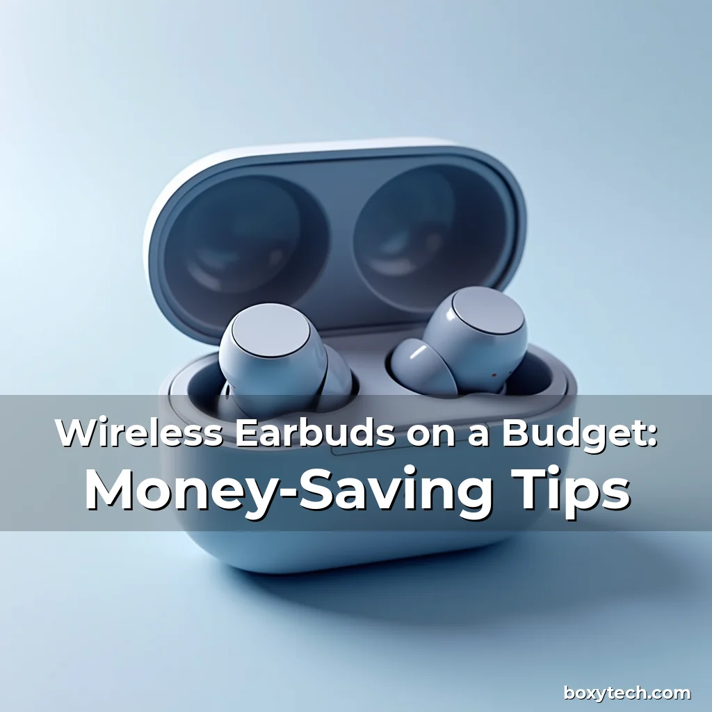 Artistic representation for Wireless Earbuds on a Budget: Money-Saving Tips