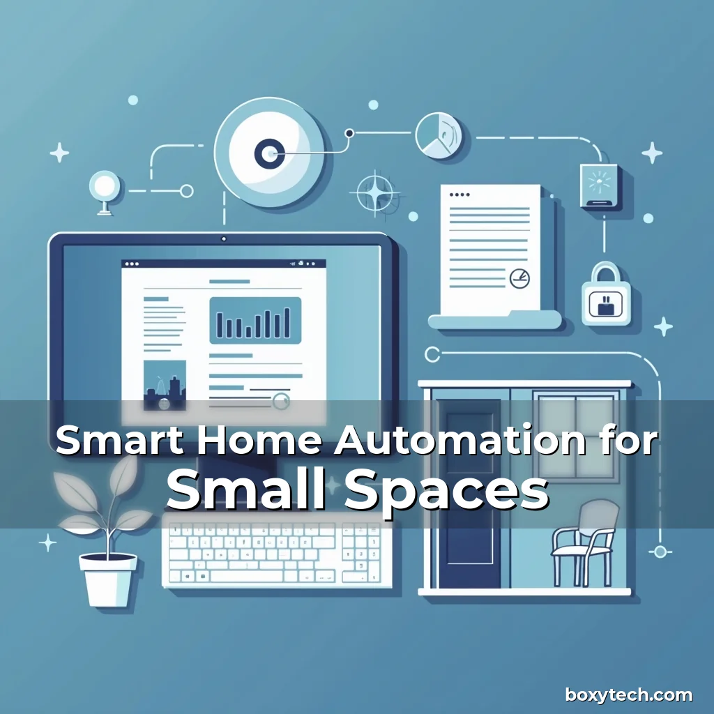 Artistic representation for Smart Home Automation for Small Spaces
