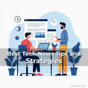 Artistic representation for Best Tech News Tips and Strategies