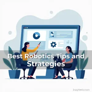 Artistic representation for Best Robotics Tips and Strategies