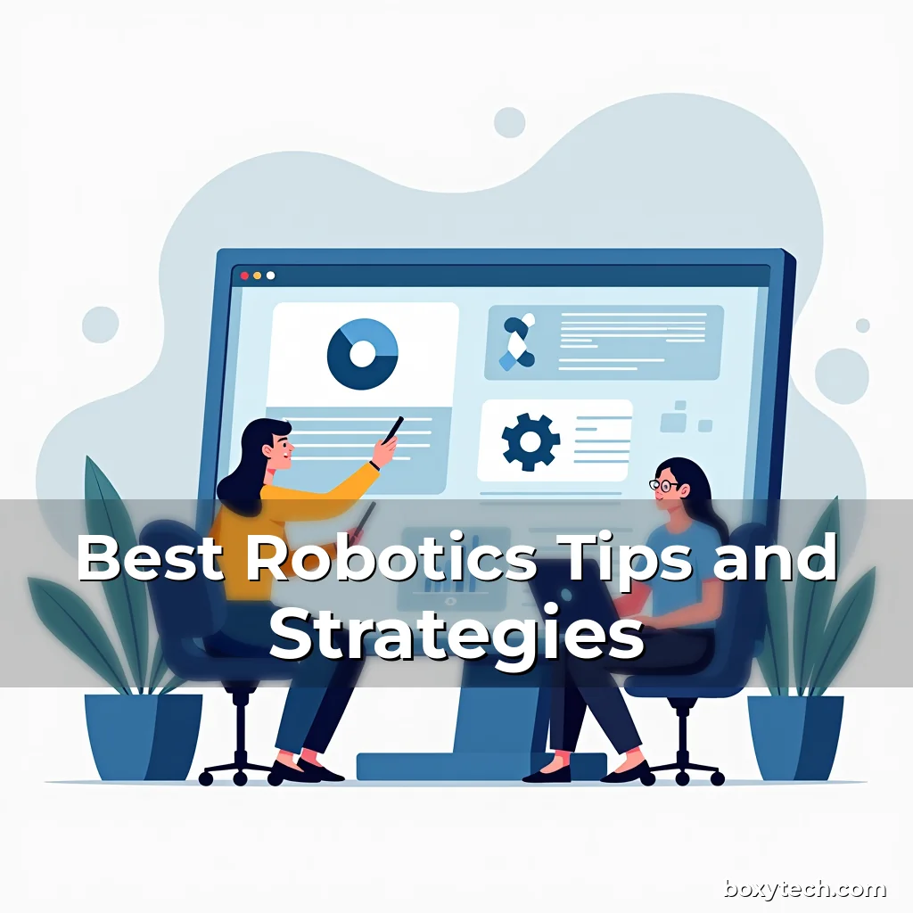 Artistic representation for Best Robotics Tips and Strategies