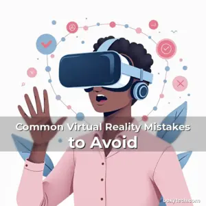 Artistic representation for Common Virtual Reality Mistakes to Avoid
