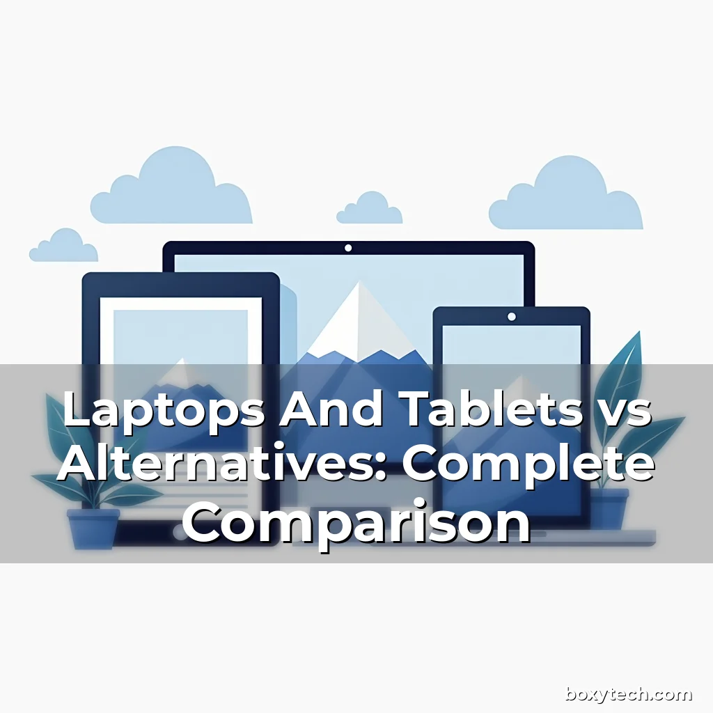 Artistic representation for Laptops And Tablets vs Alternatives: Complete Comparison