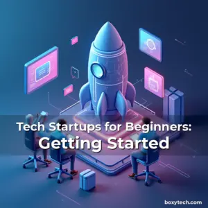 Artistic representation for Tech Startups for Beginners: Getting Started