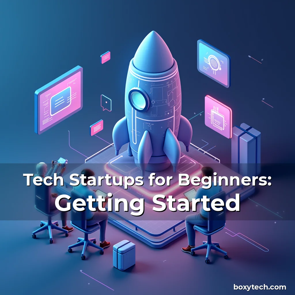 Artistic representation for Tech Startups for Beginners: Getting Started