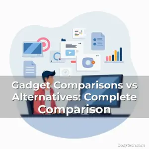 Artistic representation for Gadget Comparisons vs Alternatives: Complete Comparison
