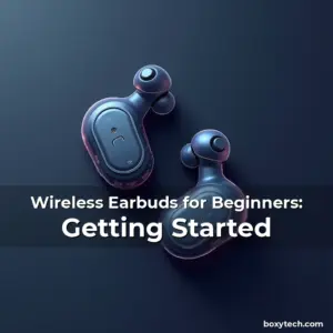 Artistic representation for Wireless Earbuds for Beginners: Getting Started