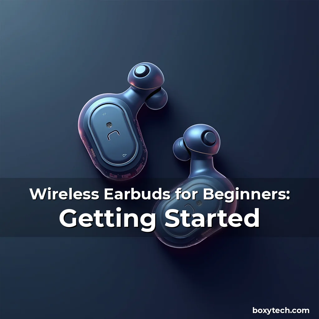 Artistic representation for Wireless Earbuds for Beginners: Getting Started