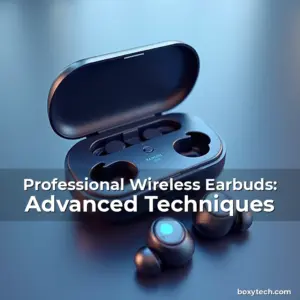 Artistic representation for Professional Wireless Earbuds: Advanced Techniques