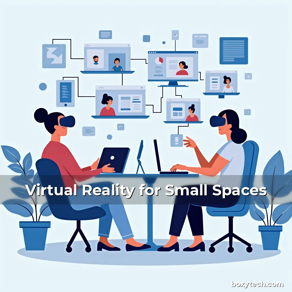 Artistic representation for Virtual Reality for Small Spaces