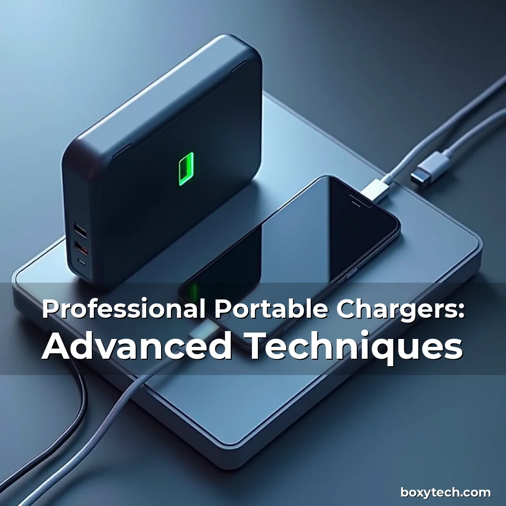 Artistic representation for Professional Portable Chargers: Advanced Techniques
