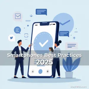 Artistic representation for Smartphones Best Practices 2025